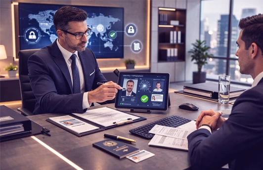 Investor identity verification (KYC)