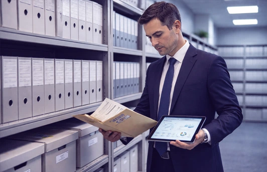 Document retention in accordance with applicable guidelines