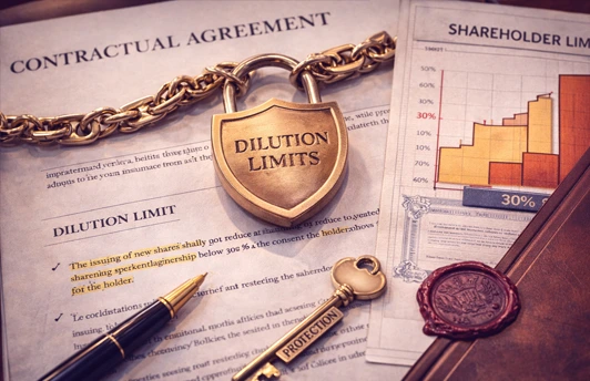 Contractual dilution limits